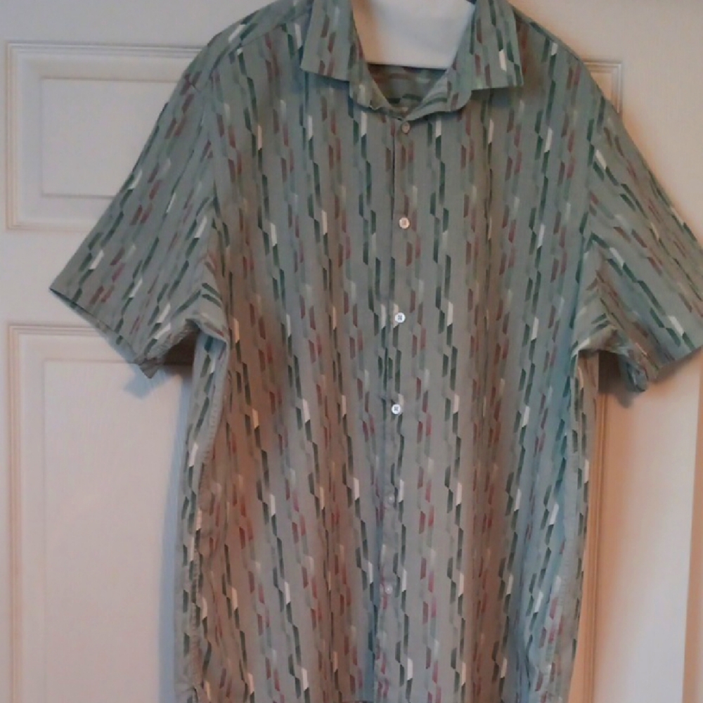 Alfani Men's Multicolor Patterned Shirt